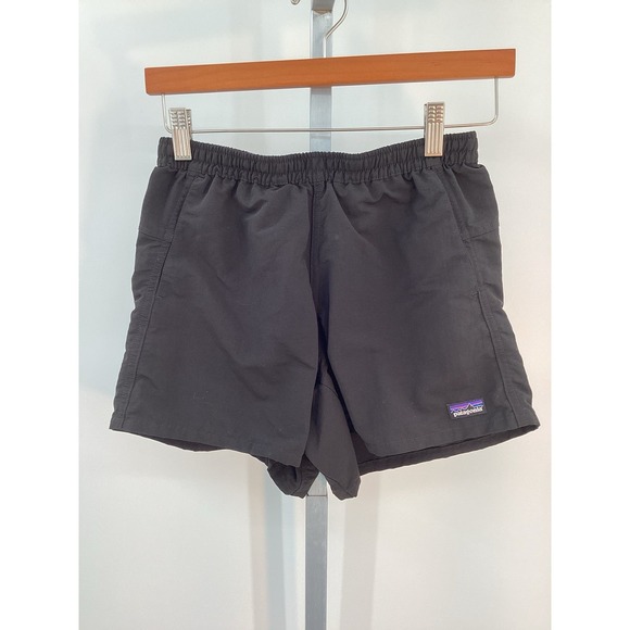 Patagonia Baggies Shorts Womens XS Black Pockets Unlined Water Repellent EUC - Picture 2 of 6